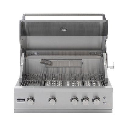 Churrasqueira a Gás Crissair 4 Queimadores Espeto Giratório BBQ Texas 90 220V