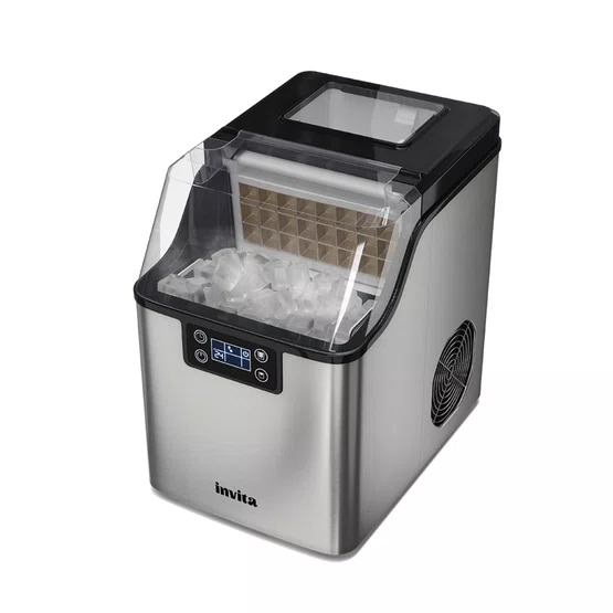 Ice Maker Invita Portátil em Inox Abastecimento Duplo 20kg/Dia