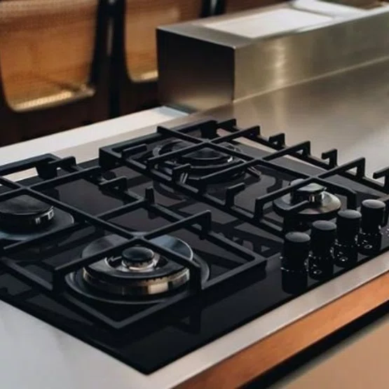 Cooktop Vetro Elettromec 4 Queimadores a Gás Vitrocerâmico 60 cm Bivolt