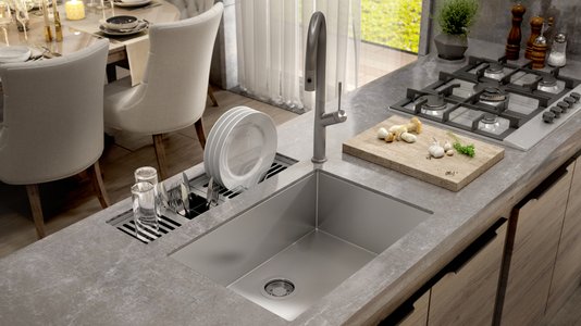 Kit DeBacco Canal Organizador Úmido 60 cm Com Acessórios
