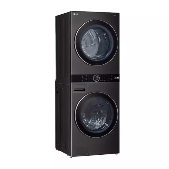 Lava e Seca Inteligente Wash Tower LG 17kg Aço Preto Escovado 220v