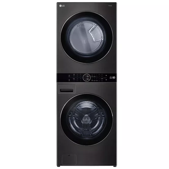 Lava e Seca Inteligente Wash Tower LG 17kg Aço Preto Escovado 220v