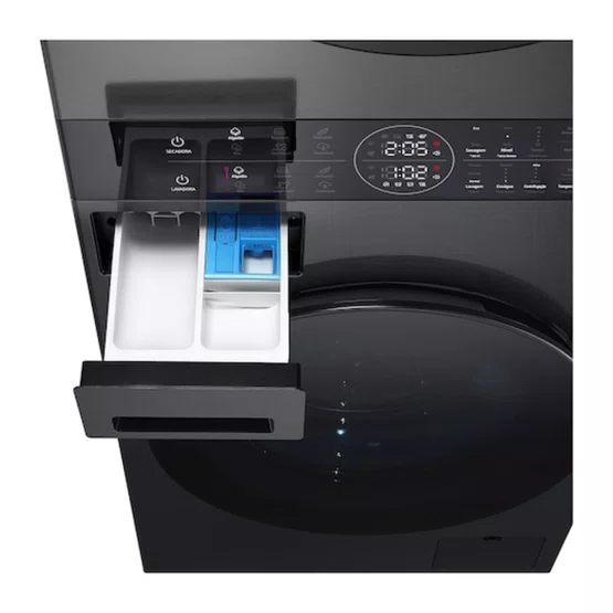 Lava e Seca LG Torre WashTower 14kg Black Inox