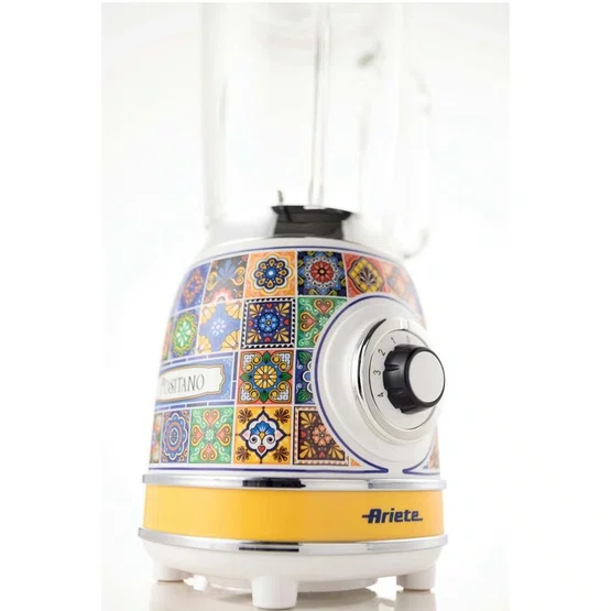 Liquidificador 583 Ariete Vintage 1000W Positano Copo de Vidro 1,5L