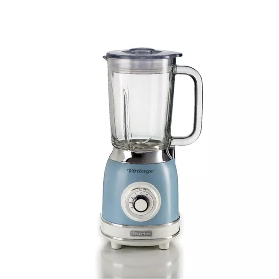 Liquidificador 583 Ariete Vintage 1000W Azul Copo de Vidro 1,5L 220V
