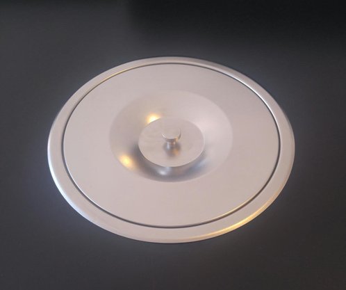 Lixeira De Embutir DeBacco em Inox Acetinado 5 Litros