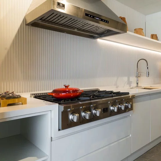 Rangetop Professional Elettromec 6 Queimadores 36 Polegadas Inox 304 127V