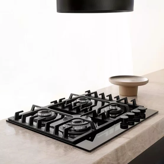 Cooktop Vetro Elettromec 4 Queimadores a Gás Vitrocerâmico 60 cm Bivolt