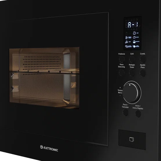 Micro-ondas de Embutir Vetro Elettromec Função Combinada 23 Litros 220V