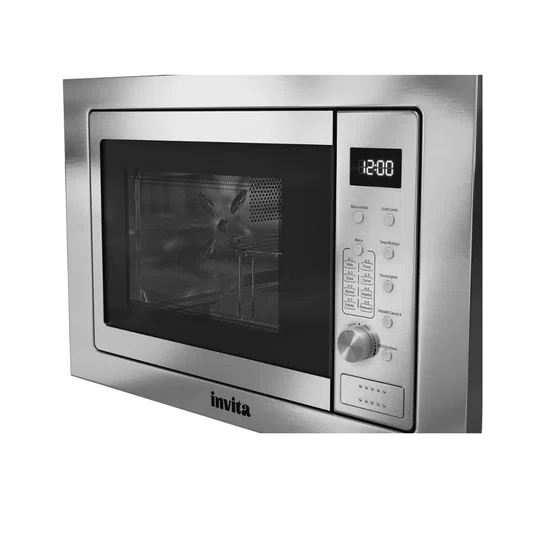Micro-ondas de Embutir Invita em Inox Multifuncionalidade Gourmet 60cm