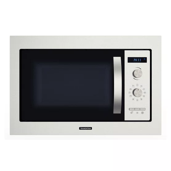 Micro-ondas de Embutir Glass Cook Tramontina Inox 8 Funções 25L 220V - 94880/006