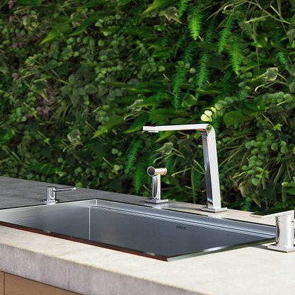 Misturador Monocomando Docol Bistrô Com Ducha Manual - Cromado