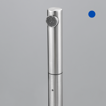 Misturador Monocomando de Mesa Atlas Neo com Bica Alta em L Extensível Franke Inox Escovado