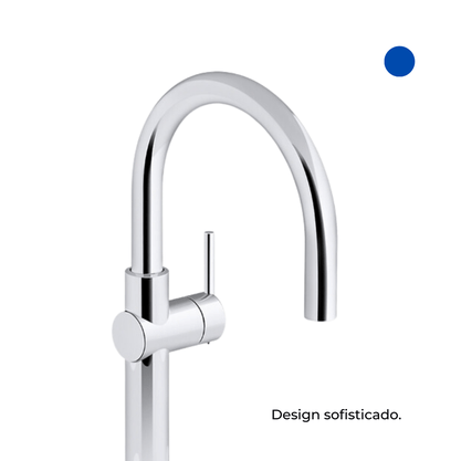 Misturador Monocomando de Mesa para Cozinha Crue Kohler Cromado
