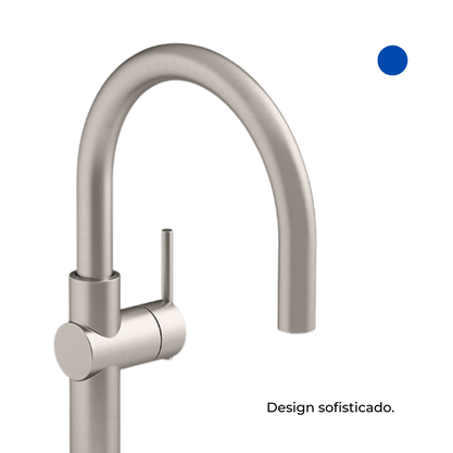Misturador Monocomando de Mesa para Cozinha Crue Kohler Inox Escovado