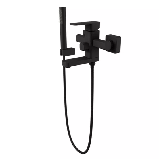 Misturador Monocomando de Parede Purus Matt  Black Immersi
