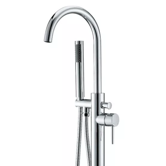 Misturador Monocomando de Piso Amazon Ducha Manual Chrome Immersi