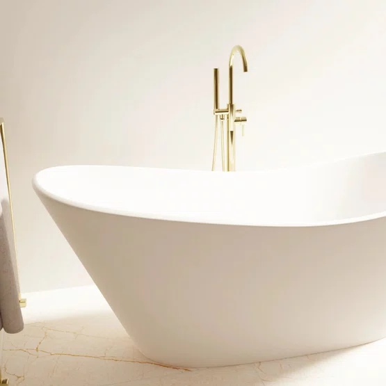 Misturador Monocomando de Piso  Amazon Ducha Manual Gold Immersi
