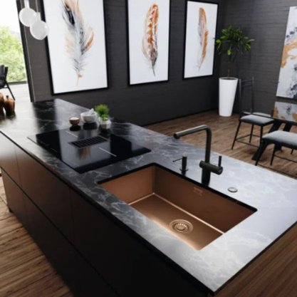 Misturador Monocomando Franke Masterpiece Atlas Neo Black Antrhacite Linha Mythos