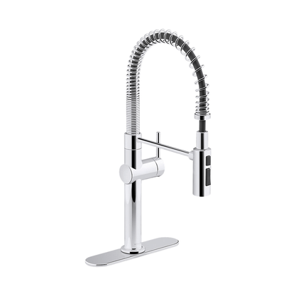 Misturador Monocomando Kohler Crue Com Bica Gourmet Cromado