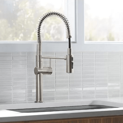Misturador Monocomando Kohler Crue Com Bica Gourmet Inox Escovado