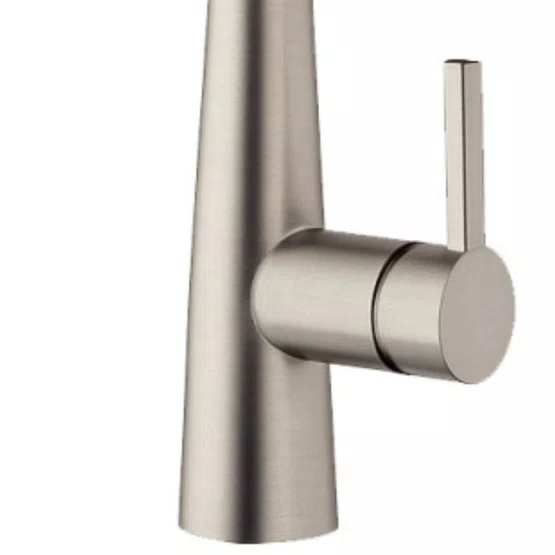 Misturador Monocomando Kromma Gourmet Classic Inox Escovado com Ducha Extensível
