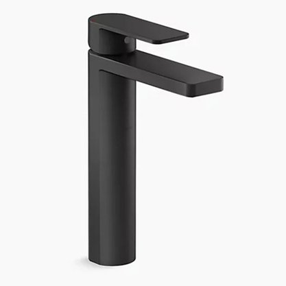Misturador Monocomando Parallel Kohler Para Lavatório Bica Alta Black Matte