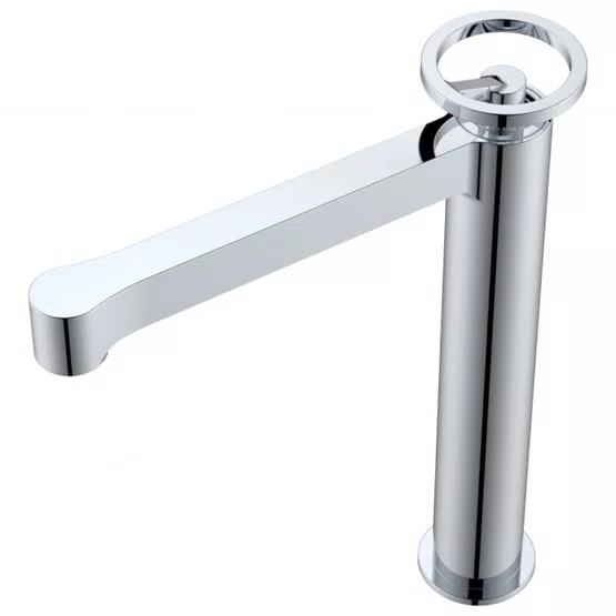 Misturador Monocomando Rubinettos Bica Alta para Cuba de Apoio Cromado