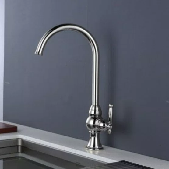 Misturador Monocomando Rubinettos Classic Cromado Bica Alta Giratória