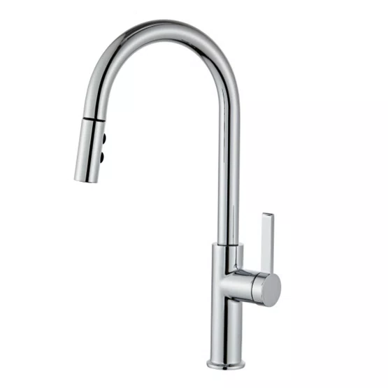 Misturador Monocomando Rubinettos Gourmet Classic Com Ducha Extensível Cromado