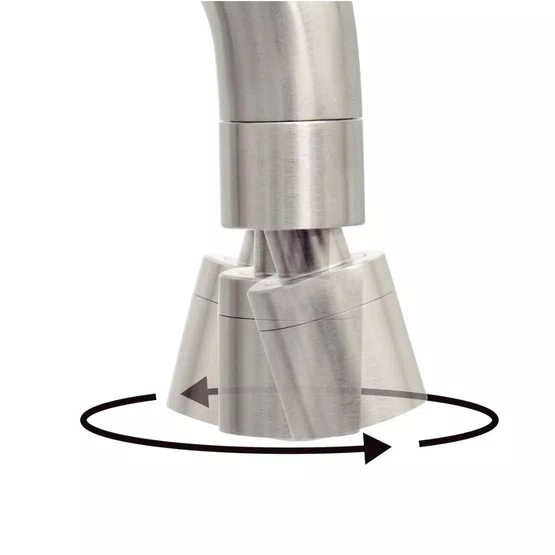 Misturador Monocomando Angolare Tramontina Bica Articulada em Aço Inox Acetinado