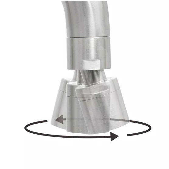 Misturador Monocomando Arko Tramontina Bica Articulada em Aço Inox Acetinado
