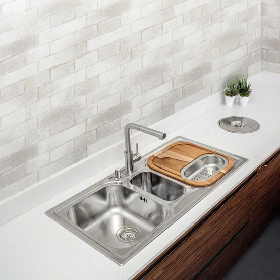 MIsturador Monocomando Monde Plus Tramontina com Extensor e Corpo 360 em Inox