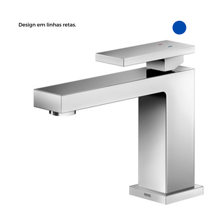 Misturador Monocomando Docol New Edge Cromado Bica Baixa