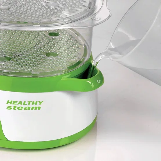 Panela Ariete à Vapor Elétrica 911  Healthy Steam 3 Bandejas 9 Litros Verde