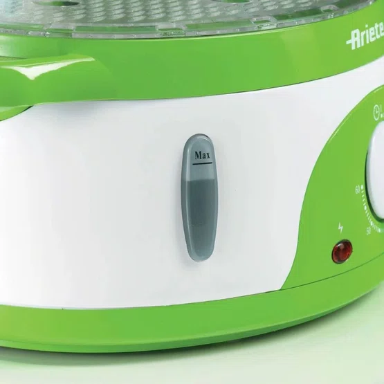 Panela Ariete à Vapor Elétrica 911  Healthy Steam 3 Bandejas 9 Litros Verde