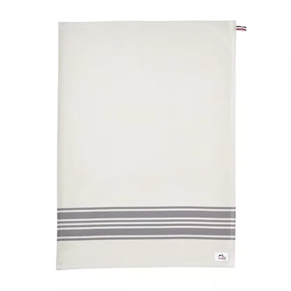 Pano de Prato de Cozinha 70x50cm Zwilling Branco e Cinza