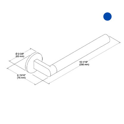 Porta Toalha de Rosto Components Kohler Níquel Escovado