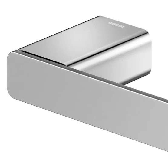 Porta-Toalhas de Rosto Docol Flat Cromado 30 cm