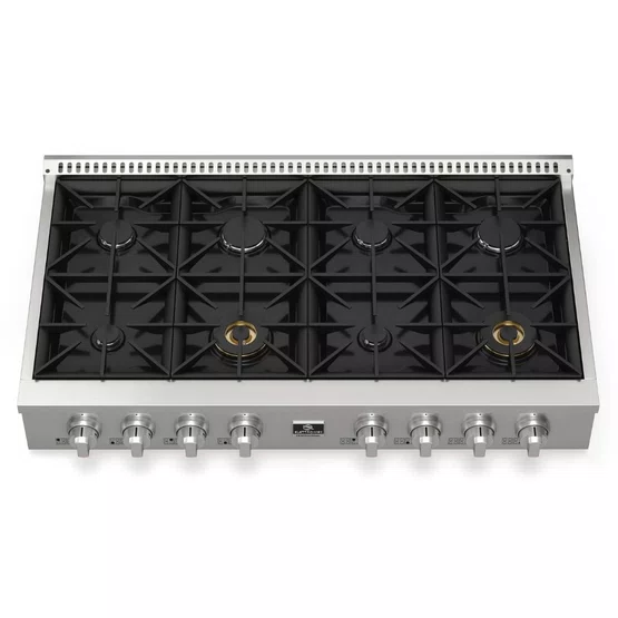 Rangetop Professional Elettromec 8 Queimadores 48 Polegadas Inox 304 127V