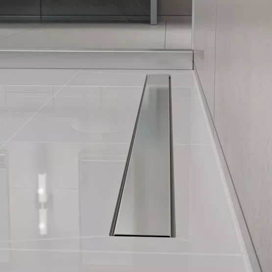 Ralo Linear Neo Slim Tramontina 70cm em Aço Inox e PVC