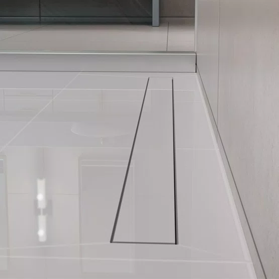 Ralo Linear Oculto Neo Hidden Tramontina 70cm com Válvula Anti-retorno PVC