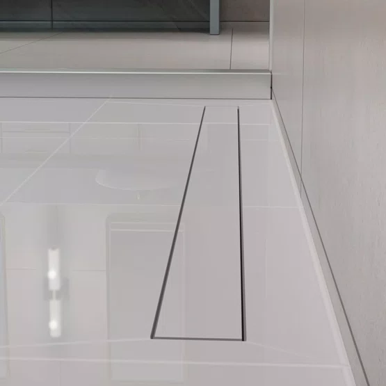 Ralo Linear Oculto Neo Hidden Tramontina 120cm com Válvula Anti-retorno PVC
