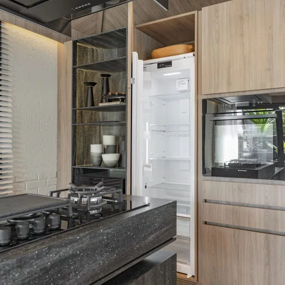 Refrigerador Duo de Embutir e Revestir Elettromec 303 Litros 220V