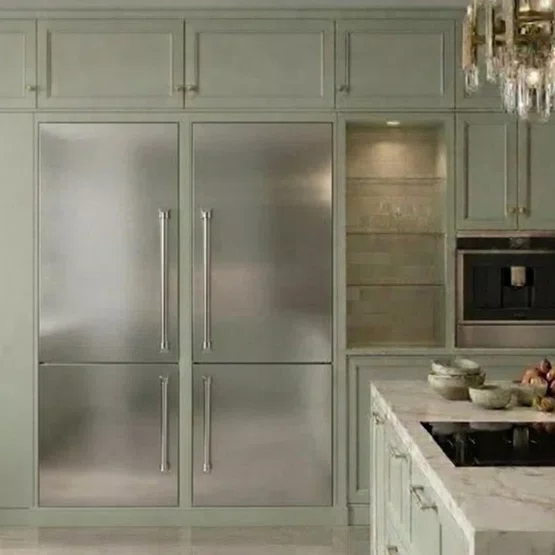 Refrigerador Inox Elettromec Bottom Freezer 341L