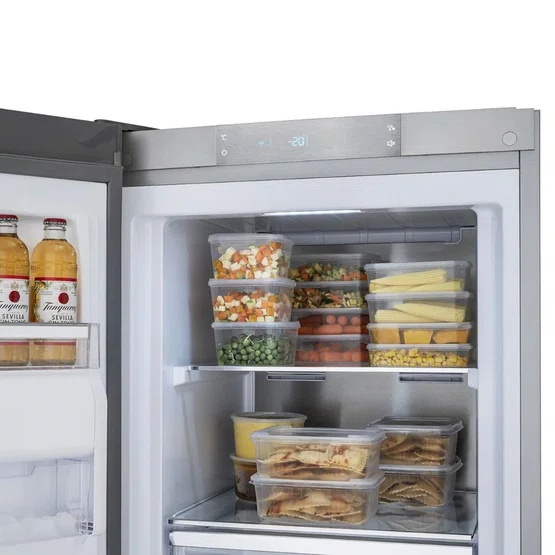 Refrigerador Bottom Freezer Inox Elettromec Abertura para Esquerda 510L 220V