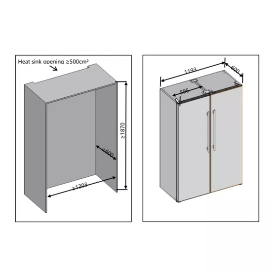 Refrigerador  Elettromec Compressor Inverter Duo Inox 317 Litros 220V