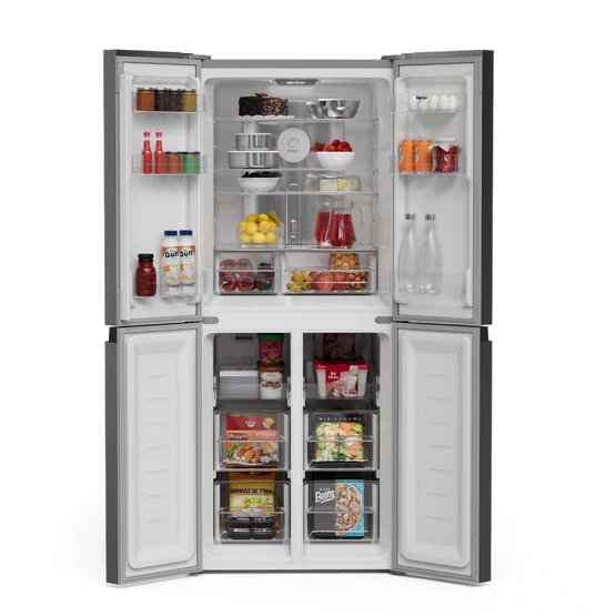 Refrigerador Invita Multidoor Inverter Titânio 472 Litros 220V