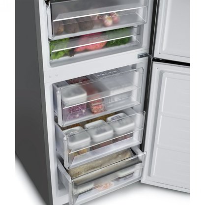 Refrigerador Invita Botton Freezer Titânio 360L 220V