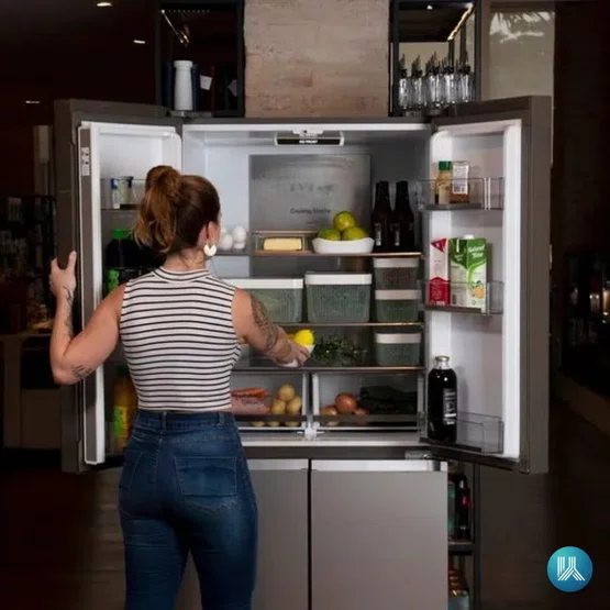 Refrigerador Multi Door Cuisinart Arkton 518L Inox e Vidro ATC 220V